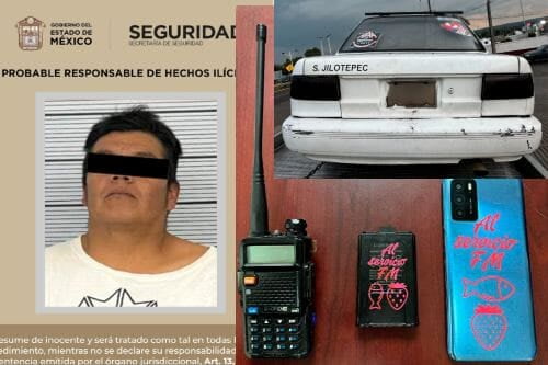 Detienenen en Jilotepec a halcón de la Familia Michoacana